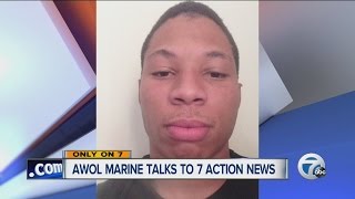 AWOL Marine talks to 7 Action News [upl. by Merrel]