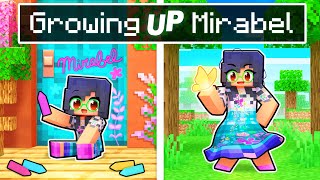 Growing Up MIRABEL From ENCANTO In Minecraft [upl. by Emirak]