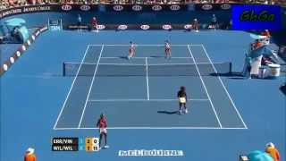 Sara Errani Roberta Vinci vs Venus Williams Serena Williams 2013 AO Highlights [upl. by Addie]