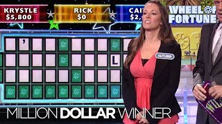 Second Million Dollar Winner  Wheel of Fortune [upl. by Bergmann]