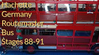 Hachette Build the ROUTEMASTER BUS Stages 8891 [upl. by Pentha864]