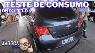 CONSUMO DO ONIX LT 10 2017 NA RODOVIA COM GASOLINA [upl. by Jepum875]