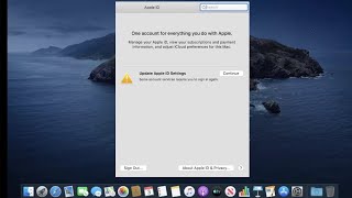 Mac keeps Saying Update Apple ID Settings and Verification Failed in macOS Catalina  Fixed [upl. by Terag]