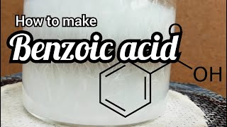 How to make benzoic acid [upl. by Kilah]