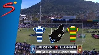 MampF Premier Interschools 2016 Paarl Boys High vs Paarl Gimnasium 1st Half [upl. by Cynth]