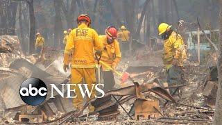 California residents describe loss harrowing escapes from deadly wildfires [upl. by Ardnasxela]