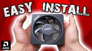 Easiest Way to Install the AMD Wraith Cooler [upl. by Rosenfeld773]