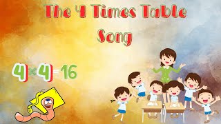 The 4 Times Table Song Multiplying by 4  Silly School Songs [upl. by Aixela]