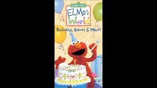 Elmos World Birthdays Games amp More 2001 VHS Full Screen [upl. by Celio]