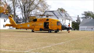 USCG MH60T Jayhawk helicopter startup and takeoff [upl. by Timmi]