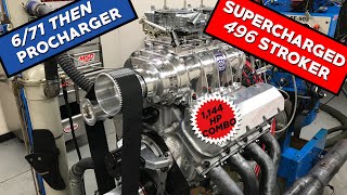 SUPERCHARGED 496 BBCPROCHARGER VS 671 [upl. by Nageam]