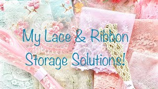 My Lace and Ribbon Storage Solutions [upl. by Lenej]