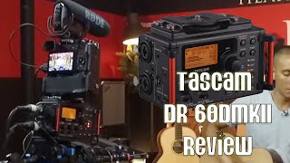 Tascam DR 60DMKII 4 channel portable recorder for DSLR Review [upl. by Akemahc]