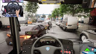 The Bus  Early access gameplay  Dynamic weather  Thrustmaster T300RS [upl. by Irisa]