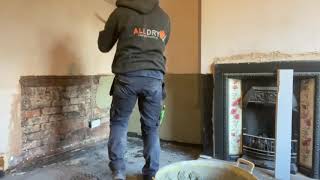 How to Plaster Damp Walls Backing amp Skimming [upl. by Natsuj]