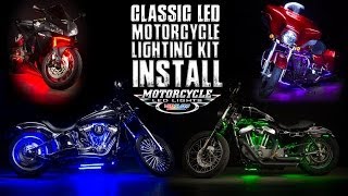 LEDGlow  Classic Motorcycle Lighting Kit Install [upl. by Barboza]