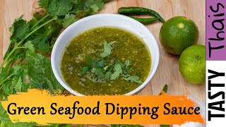 Thai Seafood Dipping Sauce Herbal Chilli Green Sauce [upl. by Heloise]