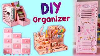 FANTASTIC ORGANIZER IDEAS  Locker Organizer  Desk Organizer From Cardboard and more [upl. by Philippe]