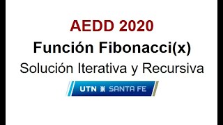 Función Fibonacci Iterativa y Recursiva [upl. by Mecke]