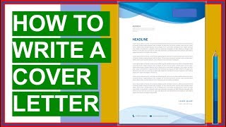 HOW TO WRITE A COVER LETTER Brilliant Cover Letter Examples  Template [upl. by Bethina]