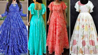 Long Frocks Latest Designs 2024🤩 Customised designer Long GownsTreandy Long Dress Collection [upl. by Llennahc]