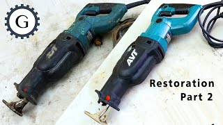 Makita Reciprocating Saw Restoration Part 2 [upl. by Marianne858]