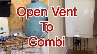 How To Convert A Heat Only Boiler To A Combi Boiler  Central Heating [upl. by Aleira]