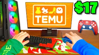 I Bought the CHEAPEST Gaming Setup From TEMU [upl. by Anwat]