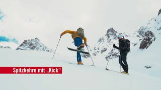 Skitourentipps  Teil 3 Geh und Abfahrtstechnik  Mein Montafon Expertentipp [upl. by Eynenihc]