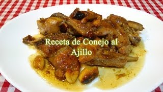 Conejo al ajillo receta original [upl. by Storz284]