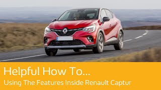 Using The Features Inside Renault Captur [upl. by Carter]