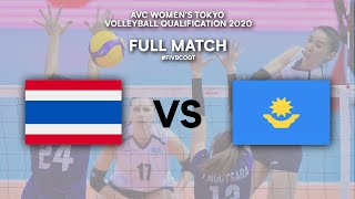 THA vs KAZ  Semi Finals  AVC Womens Tokyo Volleyball Qualification 2020 [upl. by Annoynek]