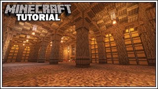 Minecraft Underground Storage Room Tutorial How to Build [upl. by Luhey]