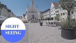 SIGHTSEEING Kempten im Allgäu in GERMANY [upl. by Yci712]