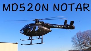 MD 520N NOTAR Helicopter review and flight [upl. by Ahsenrat]