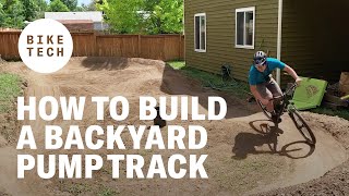 How to build a backyard pump track [upl. by Taite]