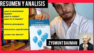 Modernidad líquida  Zygmunt Bauman RESUMEN Y EXPLICACIÓN [upl. by Bunde]