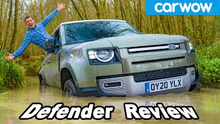 Land Rover Defender 2021 indepth on and offroad REVIEW [upl. by Nevai]