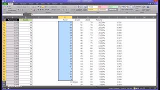 Calculating Percentile Rank Using Excel [upl. by Digirb]