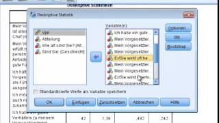 Deskriptivstatistische Analyse von Fragebogendaten [upl. by Luht]