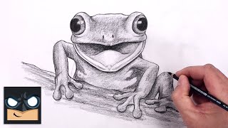 How To Draw Tree Frog  YouTube Studio Sketch Tutorial [upl. by Uball23]