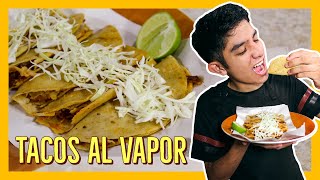 TACOS al vapor en VAPORERA receta COMPLETA [upl. by Ahsiaa]