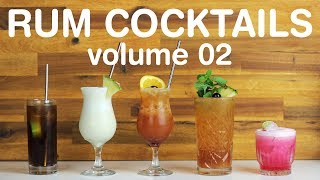 BEST RUM COCKTAILS  volume 02 [upl. by Proudfoot]