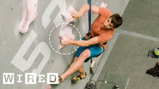 Why Its Almost Impossible to Climb 15 Meters in 5 Secs ft Alex Honnold  WIRED [upl. by Nylzzaj]