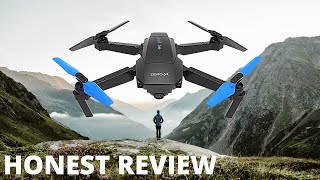 ZeroX Swift Foldable 720p HD Drone  An Honest Review [upl. by Naehgem225]