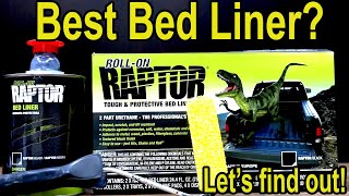 Best Bed Liner ROLL ON Raptor Herculiner Durabak POR15 DupliColor Iron Armor Flex Seal [upl. by Einitsed]