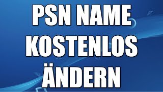 PS4 Namen ändern  PSN ID ändern Tutorial [upl. by Ruel]