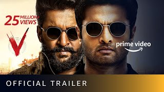 V  Official Trailer  Nani Sudheer Babu Aditi Rao Hydari Nivetha Thomas  Sept 5 [upl. by Hernardo]