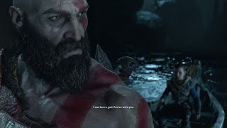 God of War 4  Kratos Reveals To Atreus Hes a God From Sparta God of War 2018 PS4 Pro [upl. by Llebana431]