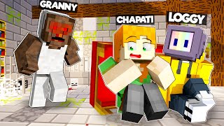 GRANNY KE GHAR SE LOGGY BHAG GAYA  MINECRAFT [upl. by Alik]